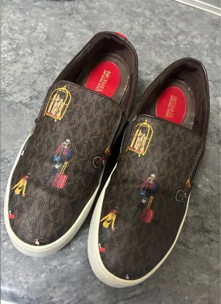 Zapatillas Michael Kors Marrones Estampadas