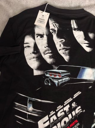 Camiseta Bershka Negra Talla M