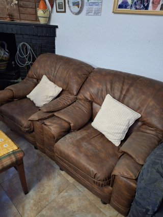 Dos sillones de  con motor