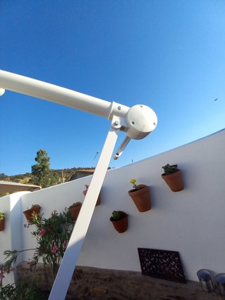 Sombrilla orientable 3m Beige NUEVA