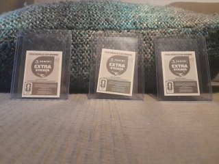 Pack 3 cromos extra Panini Mundial 2026