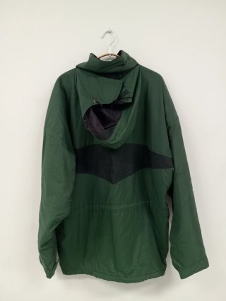 Chaqueta Gore-Tex Impermeable Verde Retro Talla XL