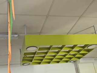 4 Lámparas fluorescentes para supermercado