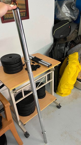 Mancuernas, barras y discos de pesas 60kg