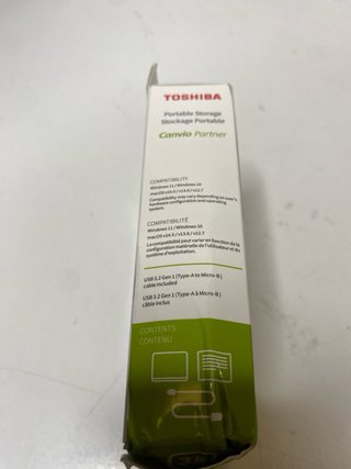 : Disco Duro Externo Toshiba Canvio Partner 1TB