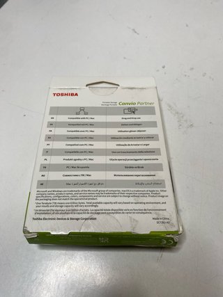 : Disco Duro Externo Toshiba Canvio Partner 1TB