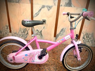 Bicicleta niña rosa