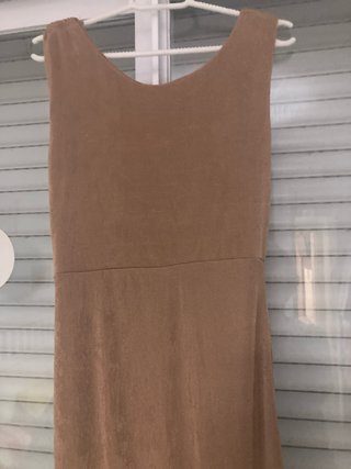 Vestido de fiesta beige/marrón