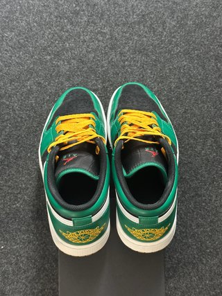 Nike Jordan 1 Low Verde Nero Giallo 44.5