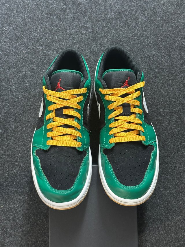 Nike Jordan 1 Low Verde Nero Giallo 44.5