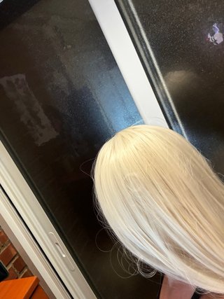 Peluca Bob rubia larga