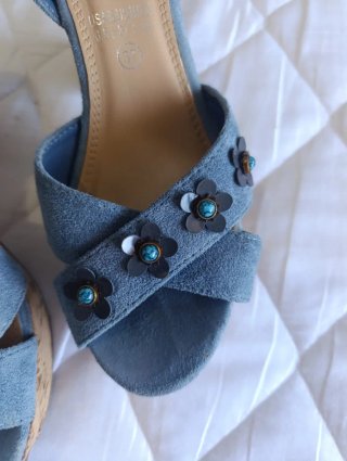 Sandalias Mary Paz Talla 37 Azul