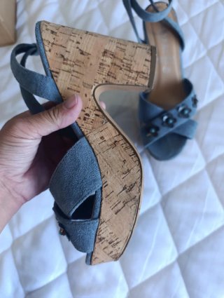 Sandalias Mary Paz Talla 37 Azul