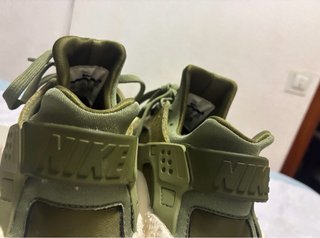 Zapatillas Nike Huarache Verde Militar