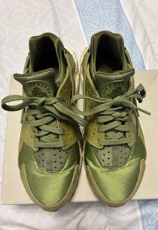 Zapatillas Nike Huarache Verde Militar