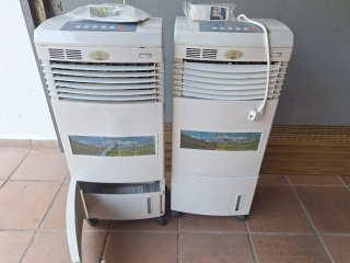 Frio y calor luminoso por la noche