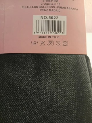 Legging térmico con estampado de tejano