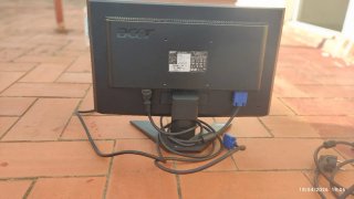 Monitor HP Plata y Negro