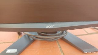 Monitor HP Plata y Negro