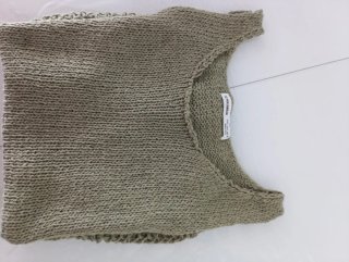 Camiseta tirantes Pull&Bear verde talla L