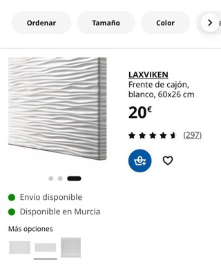 Cajón Ikea Vesta + Laxviken + rieles