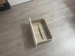 Cajón Ikea Vesta + Laxviken + rieles
