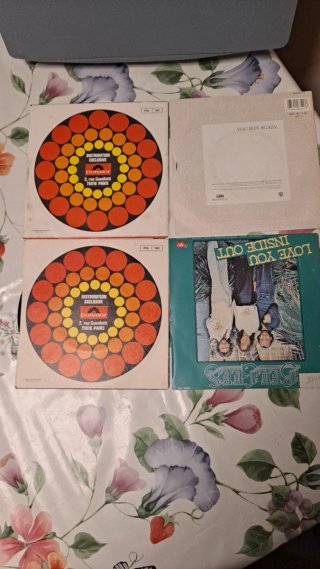 Lote 4 Vinilos Single, Bee Gees