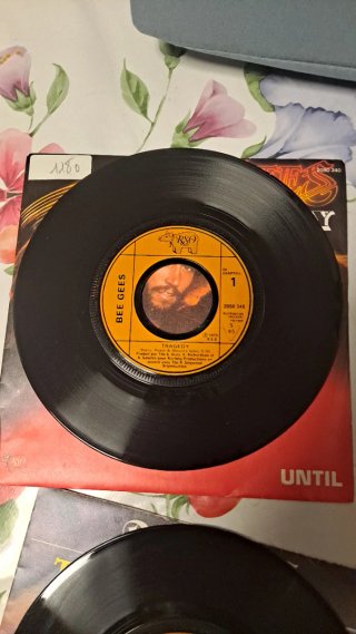 Lote 4 Vinilos Single, Bee Gees