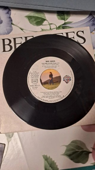 Lote 4 Vinilos Single, Bee Gees