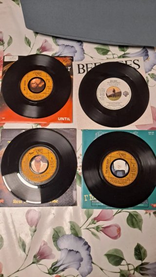 Lote 4 Vinilos Single, Bee Gees