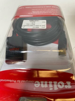 Cavo estensore USB 2.0 Roline attivo 5m