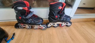 Patines en línea para niño + protecciones