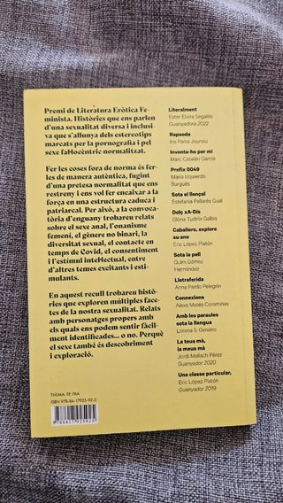 Sexe fora de norma literatura eròtica feminista