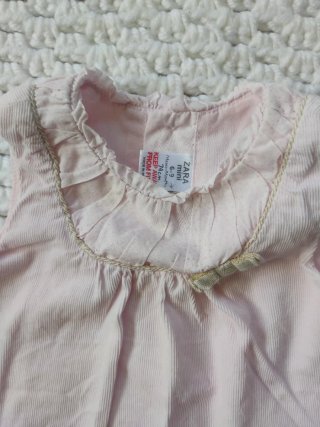 Vestido bebé rosa