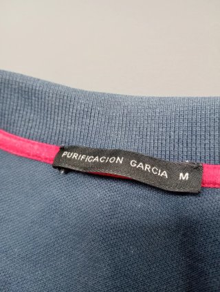Polo Purificación García Azul Marino Talla M
