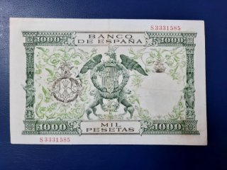 Billete 1000 pesetas España 1957