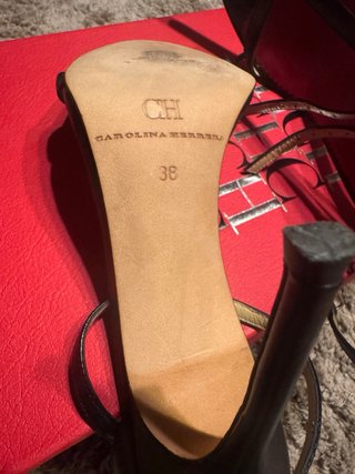 Sandalias Tacón Carolina Herrera Talla 38