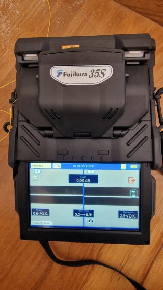 Reparación fibra óptica