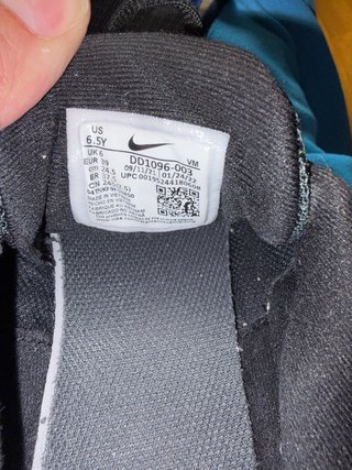 Sapatilhas Nike Preto/Cinza Tamanho 39
