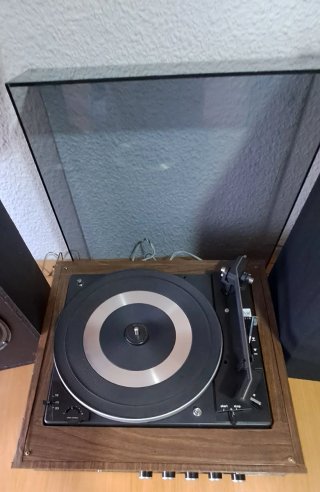 Tocadiscos Bettor M-211 Marrón/Plata