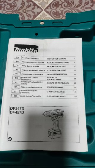 Taladro Atornillador Makita DF347D