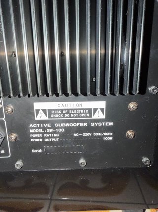 Subwoofer PureSound PSW103 Negro
