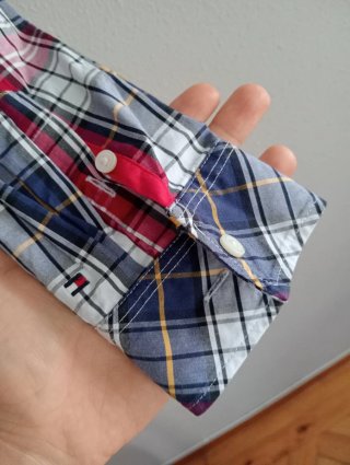 Camisa Tommy Hilfiger Mujer Cuadros Talla M
