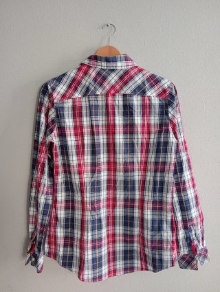 Camisa Tommy Hilfiger Mujer Cuadros Talla M