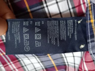 Camisa Tommy Hilfiger Mujer Cuadros Talla M