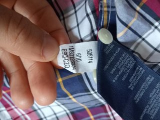 Camisa Tommy Hilfiger Mujer Cuadros Talla M
