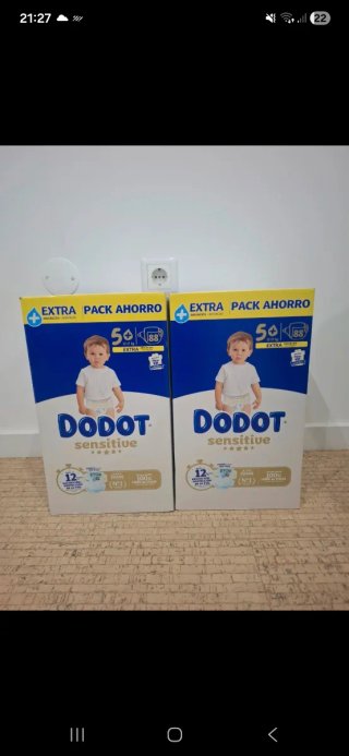 Fraldas Dodot Sensitive Pack Poupança 5+