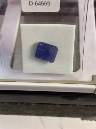 Tanzanita Natural IGE 8.73 ct Rectangular