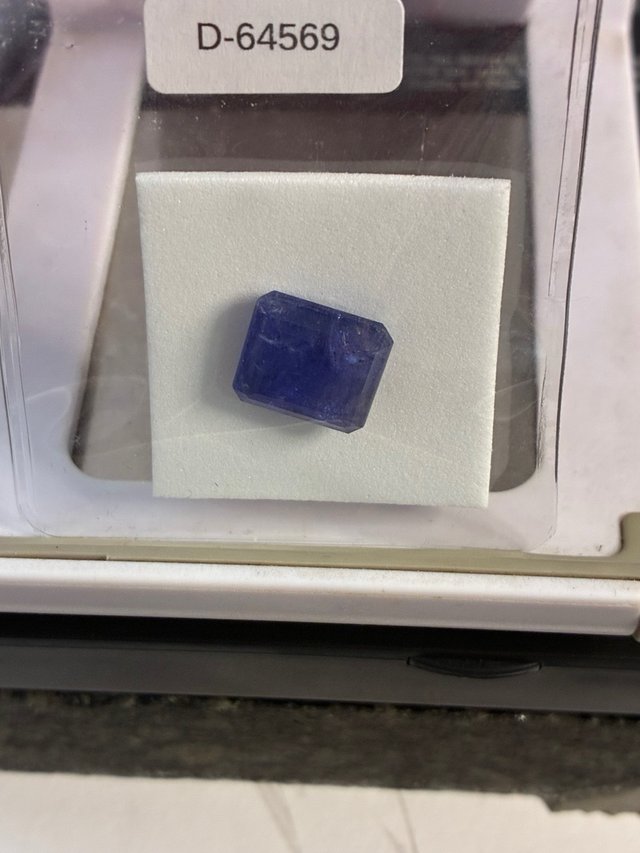 Tanzanita Natural IGE 8.73 ct Rectangular
