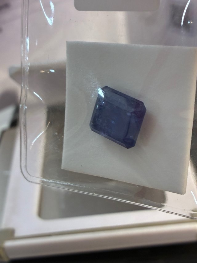 Tanzanita Natural IGE 8.73 ct Rectangular